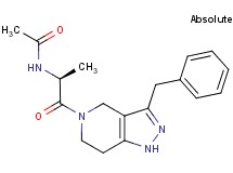 N-[(1S)-2-(3-benzyl-1,4,6,7-tetrahydro-5H-pyrazolo[4,3-c]pyridin-5-yl)-1-methyl-2-oxoethyl]acetamide trifluoroacetate
