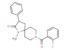 8-(2-fluorobenzoyl)-1-methyl-3-phenyl-1,8-diazaspiro[4.5]decan-2-one