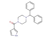 1-(diphenylmethyl)-4-(1H-pyrrol-3-ylcarbonyl)piperazine