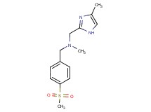 N-methyl-1-(4-methyl-1H-imidazol-2-yl)-N-[4-(methylsulfonyl)benzyl]methanamine