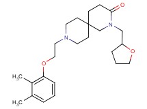 9-[2-(2,3-dimethylphenoxy)ethyl]-2-(tetrahydrofuran-2-ylmethyl)-2,9-diazaspiro[5.5]undecan-3-one