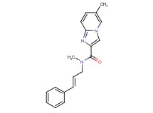 N,6-dimethyl-N-[(2E)-3-phenylprop-2-en-1-yl]imidazo[1,2-a]pyridine-2-carboxamide