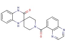 1-(5-quinoxalinylcarbonyl)-1',4'-dihydro-3'H-spiro[piperidine-4,2'-quinoxalin]-3'-one