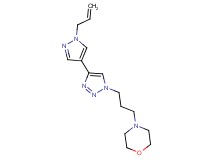 4-{3-[4-(1-allyl-1H-pyrazol-4-yl)-1H-1,2,3-triazol-1-yl]propyl}morpholine