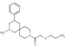2-methyl-4-phenyl-9-[(propylthio)acetyl]-2,9-diazaspiro[5.5]undecane