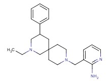3-[(2-ethyl-4-phenyl-2,9-diazaspiro[5.5]undec-9-yl)methyl]-2-pyridinamine
