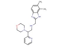 N-[(6,7-dimethyl-1H-benzimidazol-2-yl)methyl]-2-morpholin-4-yl-2-pyridin-2-ylethanamine
