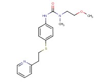 N-(2-methoxyethyl)-N-methyl-N'-{4-[(2-pyridin-2-ylethyl)thio]phenyl}urea