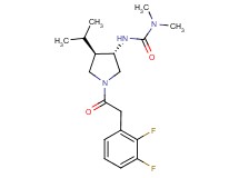 N'-{(3S*,4R*)-1-[(2,3-difluorophenyl)acetyl]-4-isopropylpyrrolidin-3-yl}-N,N-dimethylurea
