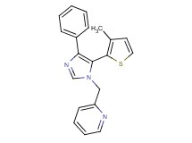 2-{[5-(3-methyl-2-thienyl)-4-phenyl-1H-imidazol-1-yl]methyl}pyridine