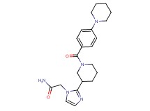 2-{2-[1-(4-piperidin-1-ylbenzoyl)piperidin-3-yl]-1H-imidazol-1-yl}acetamide