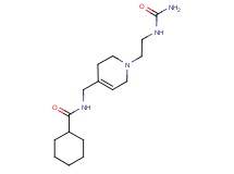 N-[(1-{2-[(aminocarbonyl)amino]ethyl}-1,2,3,6-tetrahydropyridin-4-yl)methyl]cyclohexanecarboxamide