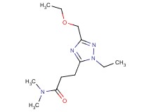 3-[3-(ethoxymethyl)-1-ethyl-1H-1,2,4-triazol-5-yl]-N,N-dimethylpropanamide