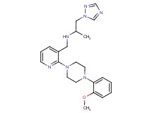 ({2-[4-(2-methoxyphenyl)piperazin-1-yl]pyridin-3-yl}methyl)[1-methyl-2-(1H-1,2,4-triazol-1-yl)ethyl]amine