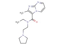 N-ethyl-2-methyl-N-(2-pyrrolidin-1-ylethyl)imidazo[1,2-a]pyrimidine-3-carboxamide