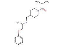 N-[(1-isobutyrylpiperidin-4-yl)methyl]-1-phenoxypropan-2-amine