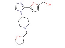 (5-{1-[1-(tetrahydrofuran-2-ylmethyl)piperidin-4-yl]-1H-imidazol-2-yl}-2-furyl)methanol