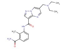 N-[3-(aminocarbonyl)-2-methylphenyl]-6-[(diethylamino)methyl]pyrazolo[1,5-a]pyrimidine-3-carboxamide