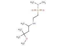 2-[(3-methoxy-1,3-dimethylbutyl)amino]-N,N-dimethylethanesulfonamide