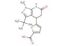 5-(3-tert-butyl-1-methyl-6-oxo-4,5,6,7-tetrahydro-1H-pyrazolo[3,4-b]pyridin-4-yl)thiophene-2-carboxylic acid