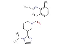 4-{[3-(1-isopropyl-1H-imidazol-2-yl)piperidin-1-yl]carbonyl}-2,8-dimethylquinoline