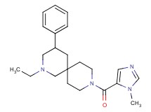 2-ethyl-9-[(1-methyl-1H-imidazol-5-yl)carbonyl]-4-phenyl-2,9-diazaspiro[5.5]undecane