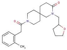 9-[(2-methylphenyl)acetyl]-2-(tetrahydrofuran-2-ylmethyl)-2,9-diazaspiro[5.5]undecan-3-one