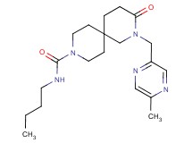 N-butyl-2-[(5-methylpyrazin-2-yl)methyl]-3-oxo-2,9-diazaspiro[5.5]undecane-9-carboxamide