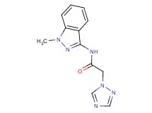N-(1-methyl-1H-indazol-3-yl)-2-(1H-1,2,4-triazol-1-yl)acetamide