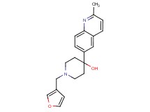 1-(3-furylmethyl)-4-(2-methylquinolin-6-yl)piperidin-4-ol