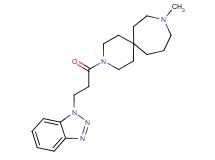 3-[3-(1H-1,2,3-benzotriazol-1-yl)propanoyl]-9-methyl-3,9-diazaspiro[5.6]dodecane