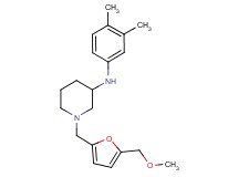N-(3,4-dimethylphenyl)-1-{[5-(methoxymethyl)-2-furyl]methyl}-3-piperidinamine