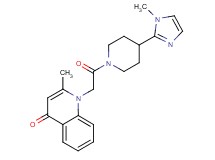 2-methyl-1-{2-[4-(1-methyl-1H-imidazol-2-yl)piperidin-1-yl]-2-oxoethyl}quinolin-4(1H)-one