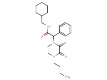 2-(4-butyl-2,3-dioxopiperazin-1-yl)-N-(cyclohexylmethyl)-2-phenylacetamide
