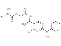 N'-(1-{2-[cyclohexyl(methyl)amino]-4-methyl-5-pyrimidinyl}ethyl)-N,N-dimethylsuccinamide