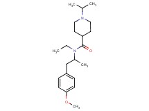 N-ethyl-1-isopropyl-N-[2-(4-methoxyphenyl)-1-methylethyl]piperidine-4-carboxamide