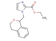 ethyl 1-(3,4-dihydro-1H-isochromen-1-ylmethyl)-1H-imidazole-2-carboxylate