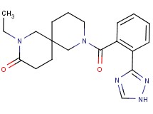 2-ethyl-8-[2-(1H-1,2,4-triazol-3-yl)benzoyl]-2,8-diazaspiro[5.5]undecan-3-one