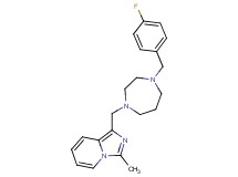 1-{[4-(4-fluorobenzyl)-1,4-diazepan-1-yl]methyl}-3-methylimidazo[1,5-a]pyridine