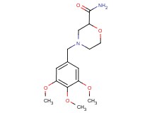 4-(3,4,5-trimethoxybenzyl)morpholine-2-carboxamide