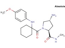 (4R)-4-amino-1-({1-[(4-methoxyphenyl)amino]cyclohexyl}carbonyl)-N-methyl-L-prolinamide