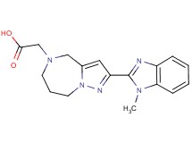 [2-(1-methyl-1H-benzimidazol-2-yl)-7,8-dihydro-4H-pyrazolo[1,5-a][1,4]diazepin-5(6H)-yl]acetic acid