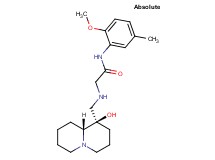 2-({[(1R,9aR)-1-hydroxyoctahydro-2H-quinolizin-1-yl]methyl}amino)-N-(2-methoxy-5-methylphenyl)acetamide