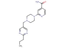 2-{4-[(2-propylpyrimidin-5-yl)methyl]piperazin-1-yl}isonicotinamide