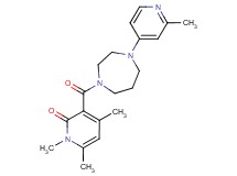 1,4,6-trimethyl-3-{[4-(2-methyl-4-pyridinyl)-1,4-diazepan-1-yl]carbonyl}-2(1H)-pyridinone