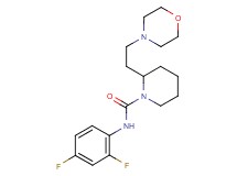 N-(2,4-difluorophenyl)-2-[2-(4-morpholinyl)ethyl]-1-piperidinecarboxamide