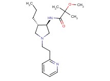 2-methoxy-2-methyl-N-{rel-(3R,4S)-4-propyl-1-[2-(2-pyridinyl)ethyl]-3-pyrrolidinyl}propanamide dihydrochloride