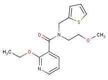 2-ethoxy-N-(2-methoxyethyl)-N-(2-thienylmethyl)nicotinamide