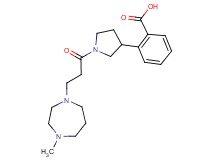 2-{1-[3-(4-methyl-1,4-diazepan-1-yl)propanoyl]-3-pyrrolidinyl}benzoic acid