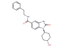 1-(trans-4-hydroxycyclohexyl)-2-oxo-N-(2-phenylethyl)-2,3-dihydro-1H-benzimidazole-5-carboxamide